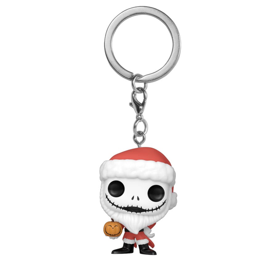 Nightmare before Christmas POP! Vinyl Schlüsselanhänger 4 cm Santa Jack w/Jackolantern Display (12) - Smalltinytoystore