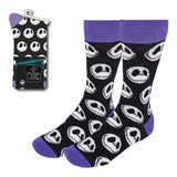 Nightmare before Christmas Socken Jack´s Face Purple 38-45 - Smalltinytoystore