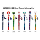 Nightmare before Christmas Stift 3D Head Topper Spinning Pen - Smalltinytoystore