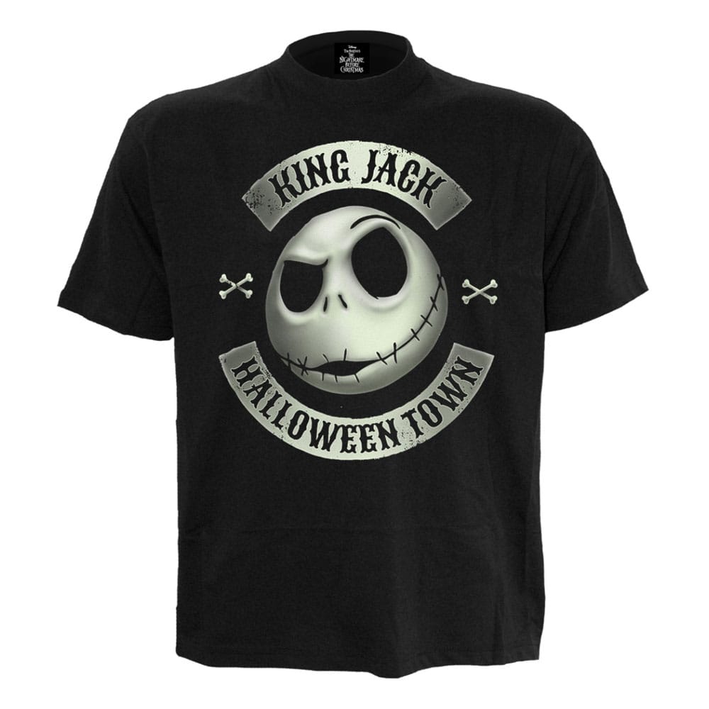 Nightmare before Christmas T-Shirt Jack Crest Größe M - Smalltinytoystore