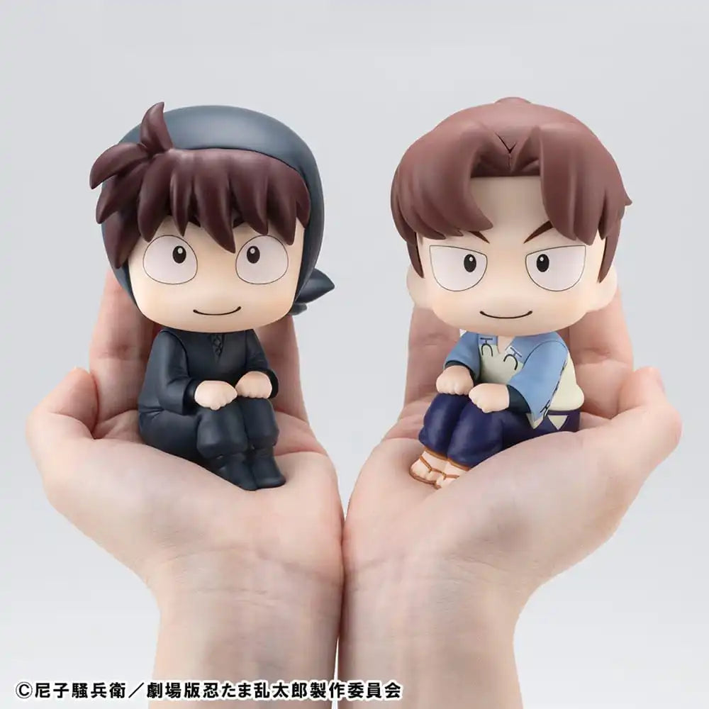 Nintama Rantaro Look Up PVC Statue Hansuke Doi & Rikichi Yamada Set (with gift) 11 cm - Smalltinytoystore