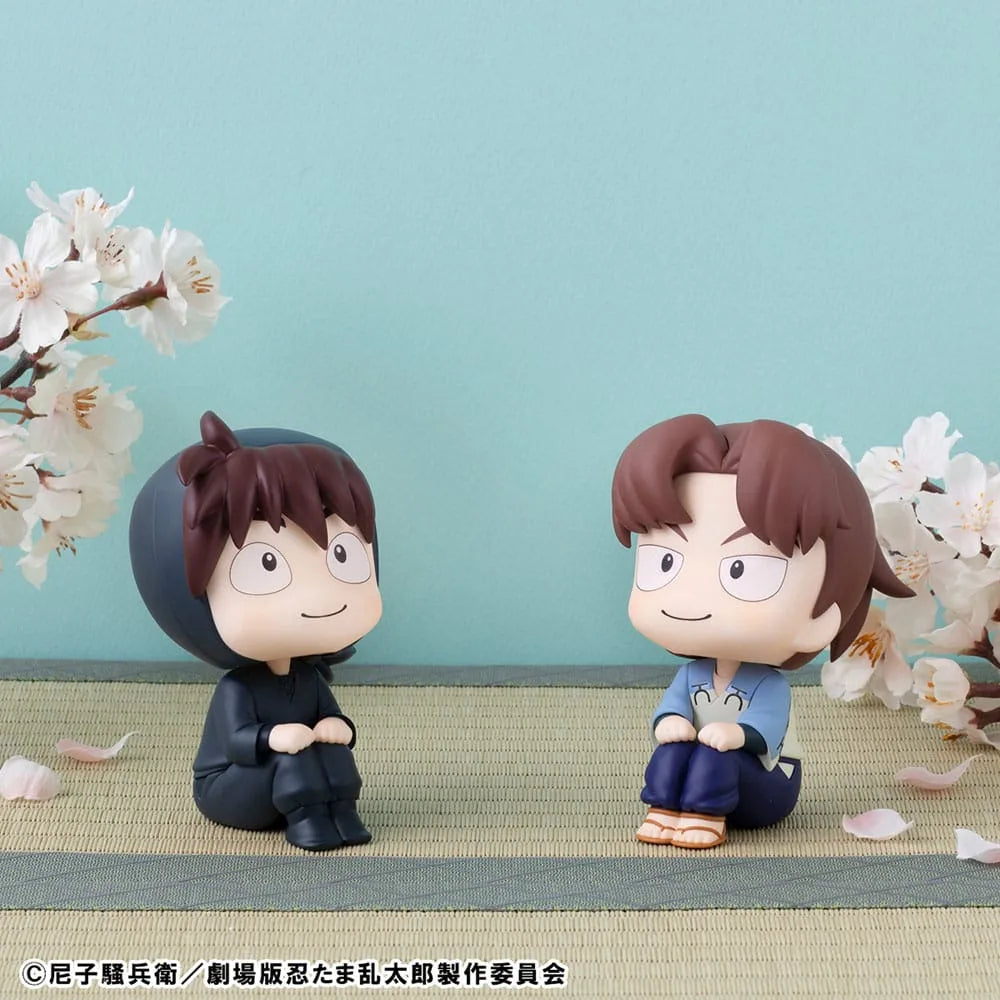 Nintama Rantaro Look Up PVC Statue Hansuke Doi & Rikichi Yamada Set (with gift) 11 cm - Smalltinytoystore