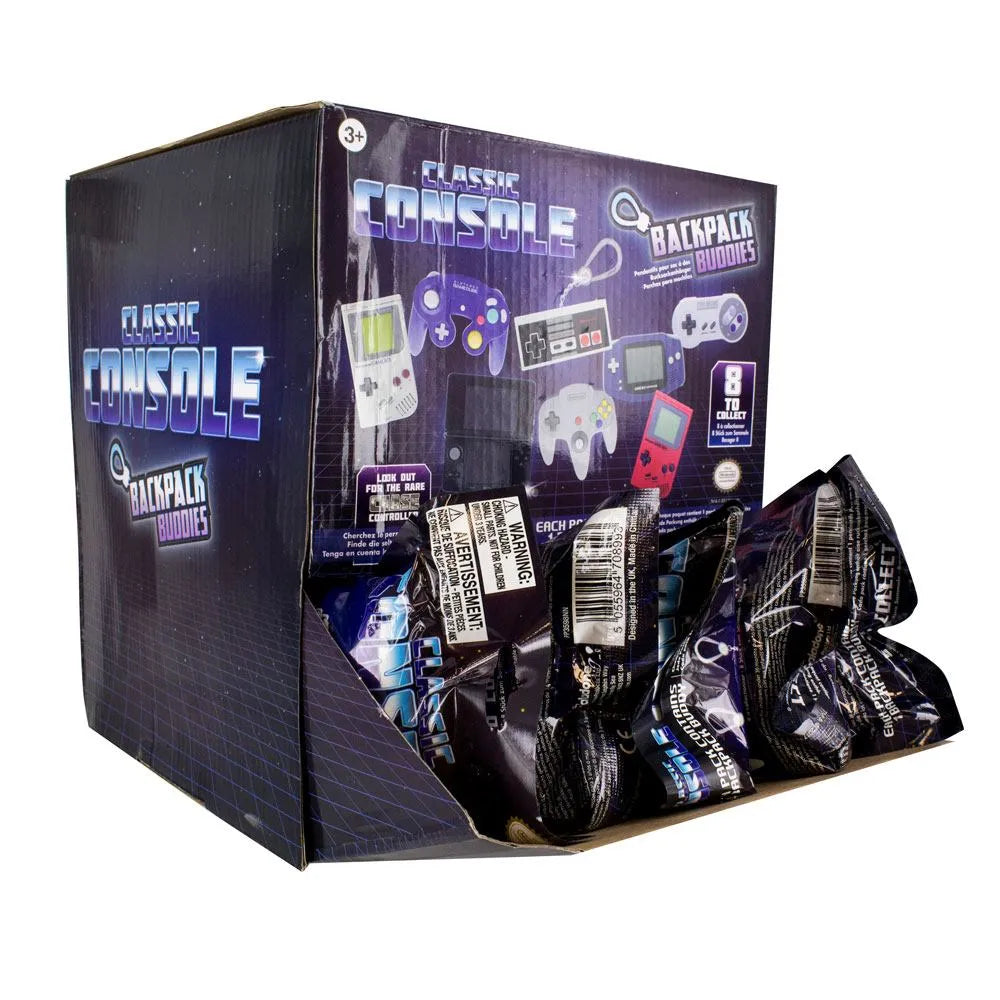 Nintendo Taschenanhänger Backpack Buddies Mystery Bags Display Classic Console (24) - Smalltinytoystore