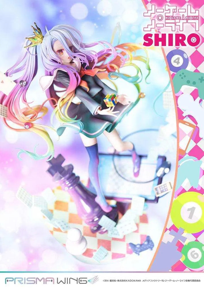 No Game No Life Prisma Wing PVC Statue 1/7 Shiro 27 cm - Smalltinytoystore