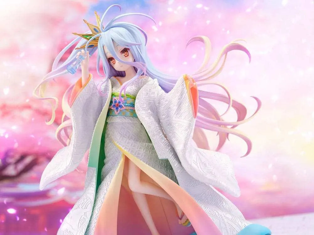 No Game no Life PVC Statue 1/7 Shiro -Shiromuku- 23 cm - Smalltinytoystore