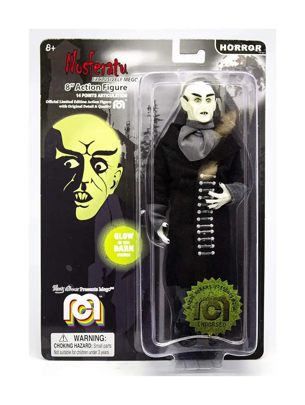 Nosferatu Actionfigur Nosferatu (Glow in the Dark) 20 cm - Smalltinytoystore
