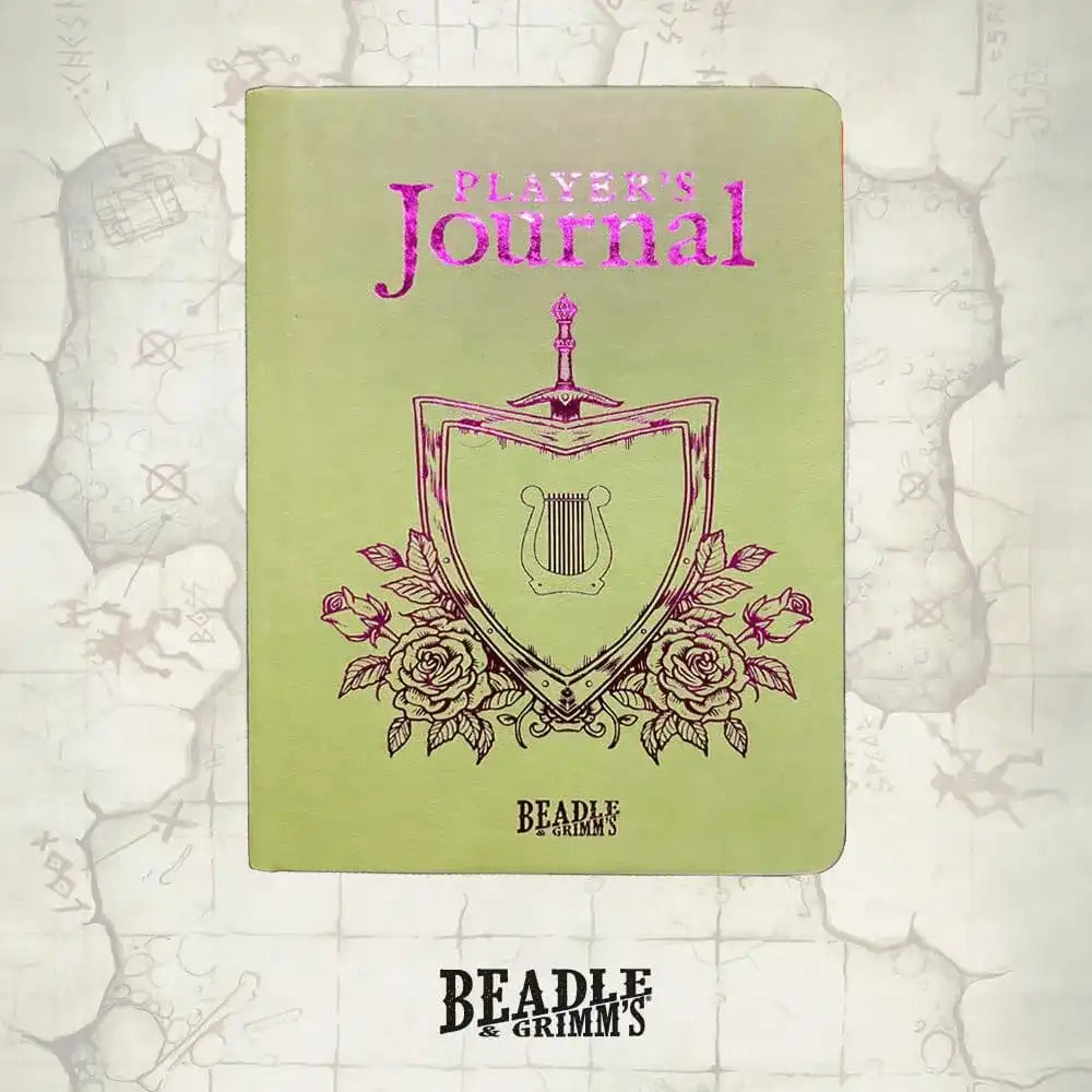 Notizbuch A5 Player's Journal Sage Green Shield - Smalltinytoystore