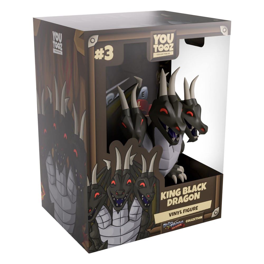 Old School RuneScape Vinyl Figur King Black Dragon 10 cm - Smalltinytoystore