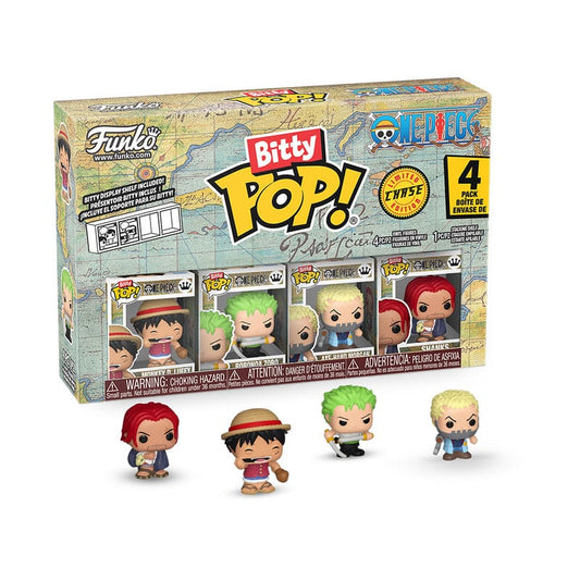 One Piece Bitty POP! Vinyl Figuren 4er-Pack Luffy 2,5 cm - Smalltinytoystore