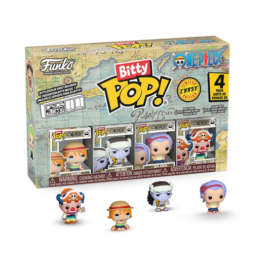 One Piece Bitty POP! Vinyl Figuren 4er-Pack Nami 2,5 cm - Smalltinytoystore