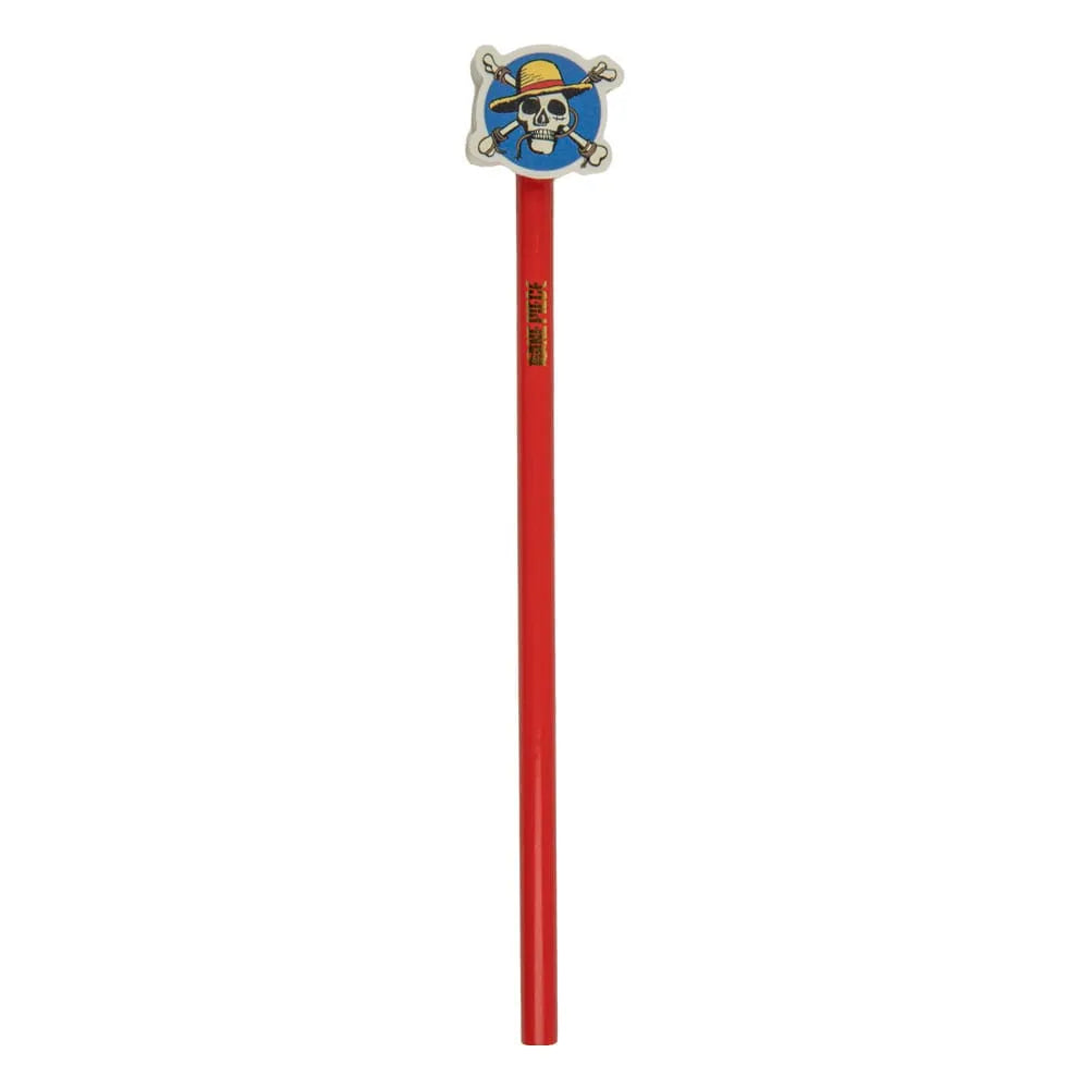 One Piece Bleistifte mit Radierertopper Luffy - Smalltinytoystore