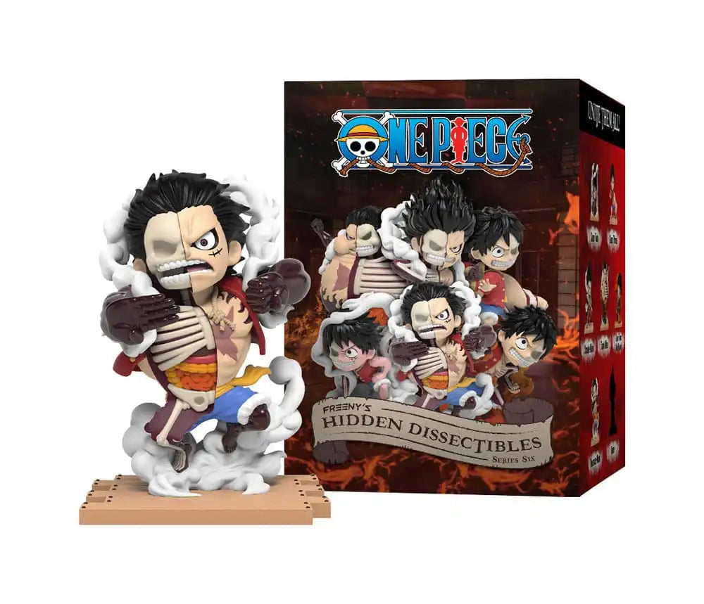 One Piece Blind Box Hidden Dissectibles Series 6 (Luffy Gear's) Display (6) - Smalltinytoystore