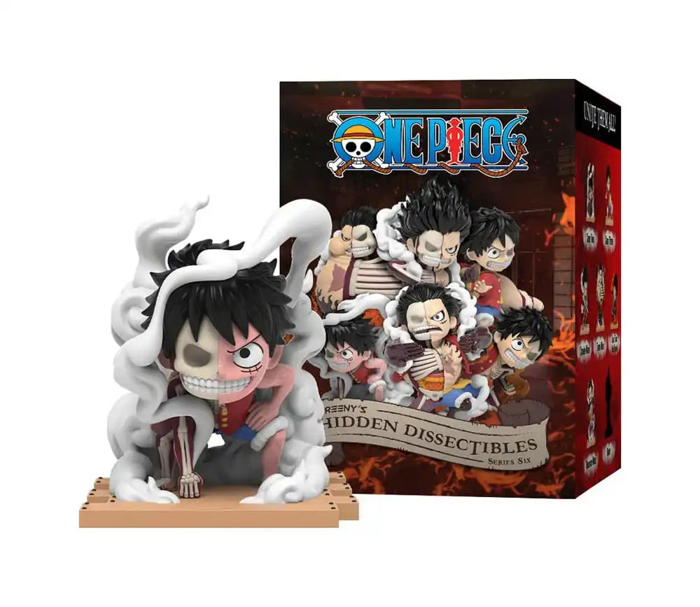 One Piece Blind Box Hidden Dissectibles Series 6 (Luffy Gear's) Display (6) - Smalltinytoystore
