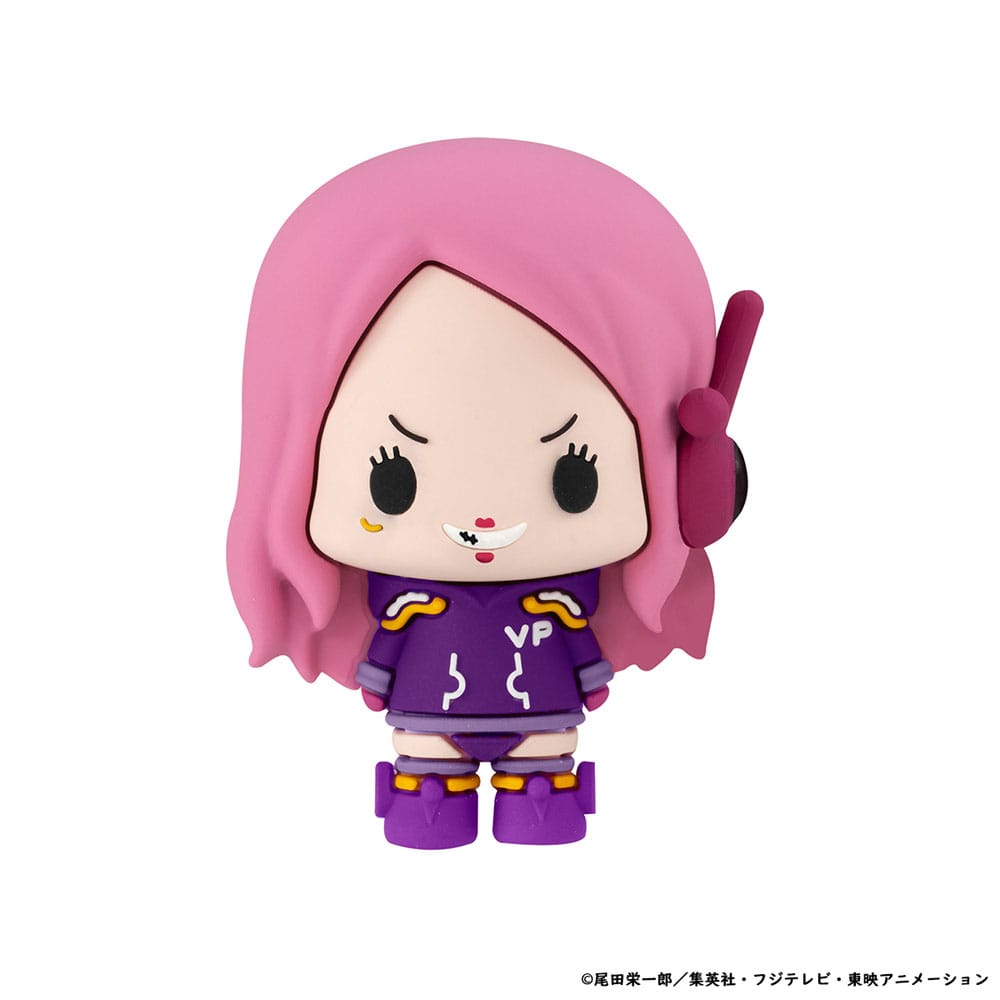 One Piece Chokorin Mascot Series Sammelfiguren 6er-Pack Egghead Ver. 5 cm - Smalltinytoystore