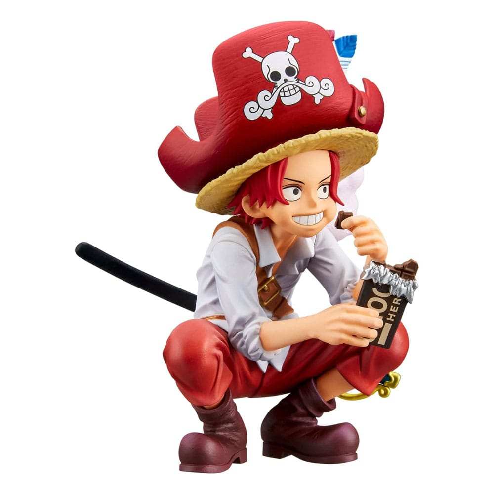 One Piece DXF - The Grandline Series PVC Statue Shanks (Season 20: Wano Country) 9 cm - Smalltinytoystore