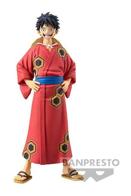 One Piece: DXF The Grandline Series - Wanokuni Monkey D. Luffy Yukata Version Figure - Smalltinytoystore