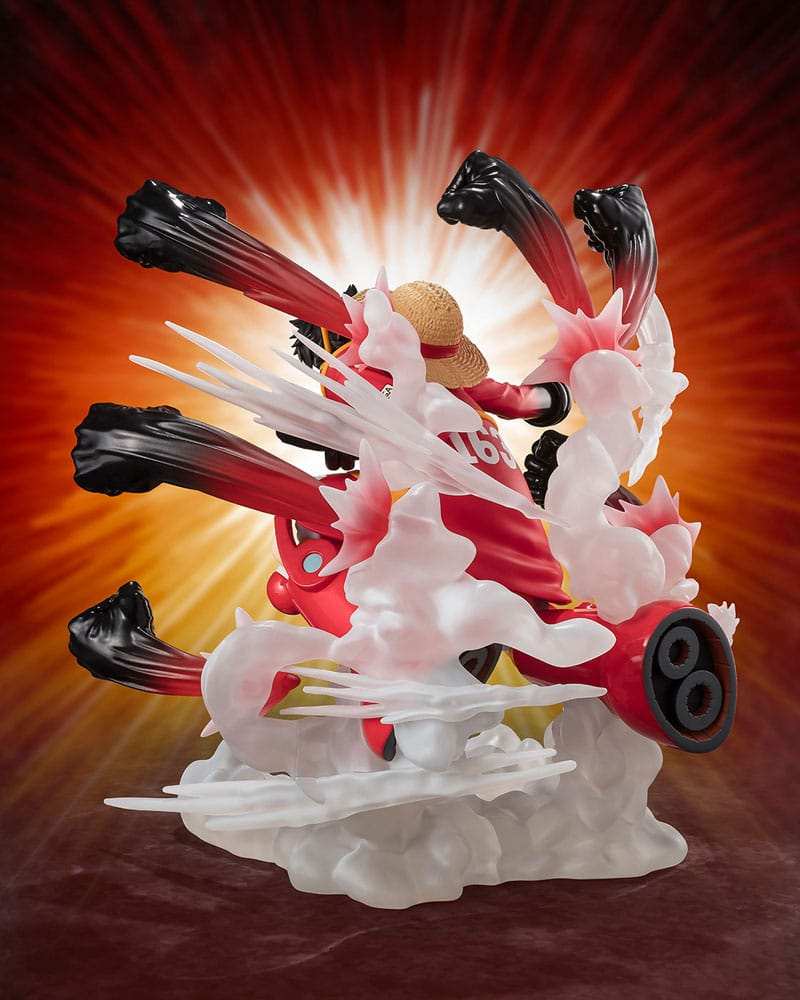 One Piece Figuarts ZERO Extra Battle PVC Statue Monkey D. Luffy -Gum Gum Hawk Gatling- 19 cm - Smalltinytoystore