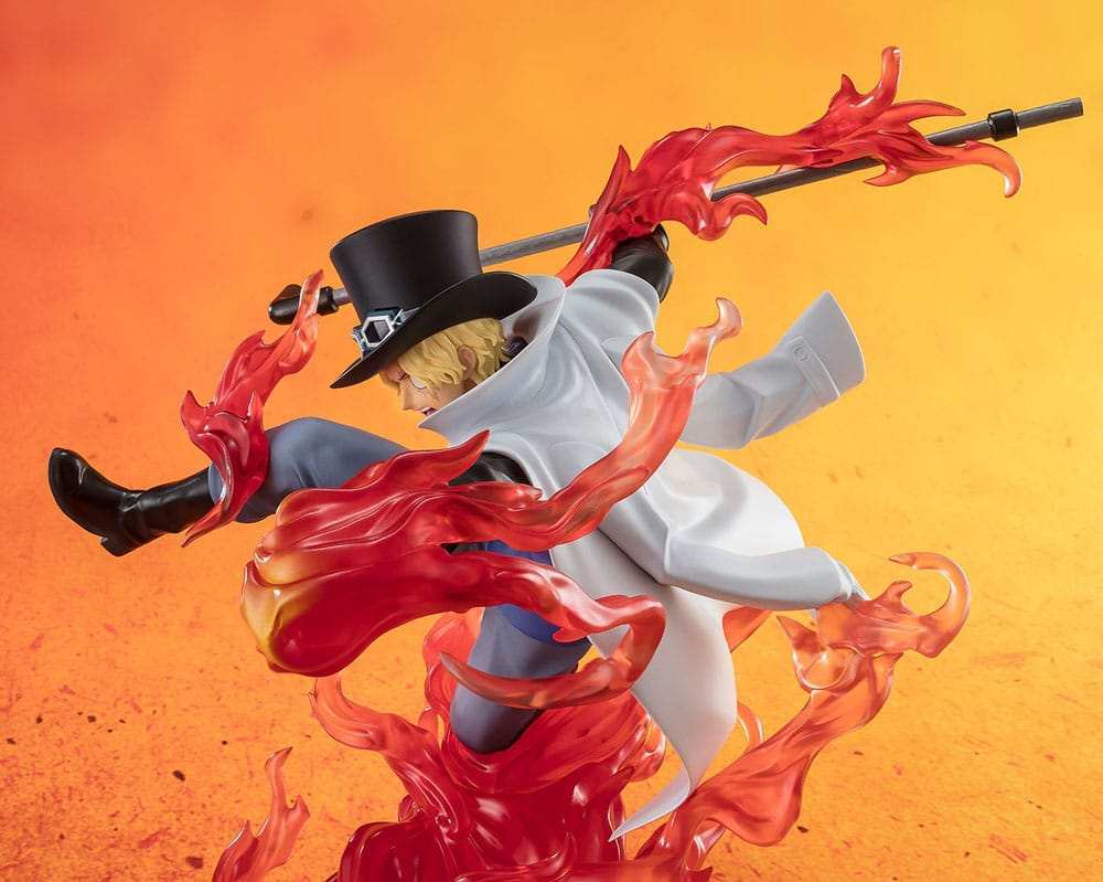 One Piece Figuarts ZERO Extra Battle PVC Statue Sabo Fire Fist Rook Check 19 cm - Smalltinytoystore