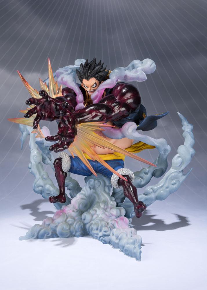 One Piece FiguartsZERO PVC Statue Monkey D. Ruffy Gear 4 Leo Bazooka Reissue 18 cm - Smalltinytoystore