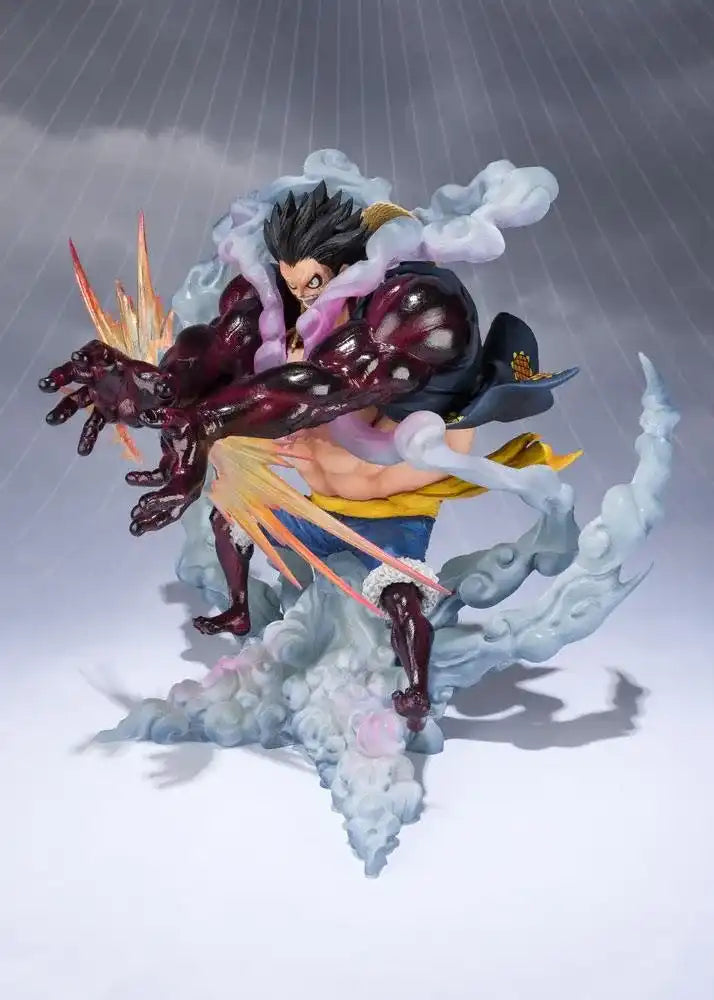 One Piece FiguartsZERO PVC Statue Monkey D. Ruffy Gear 4 Leo Bazooka Reissue 18 cm - Smalltinytoystore