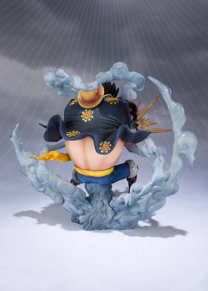 One Piece FiguartsZERO PVC Statue Monkey D. Ruffy Gear 4 Leo Bazooka Reissue 18 cm - Smalltinytoystore
