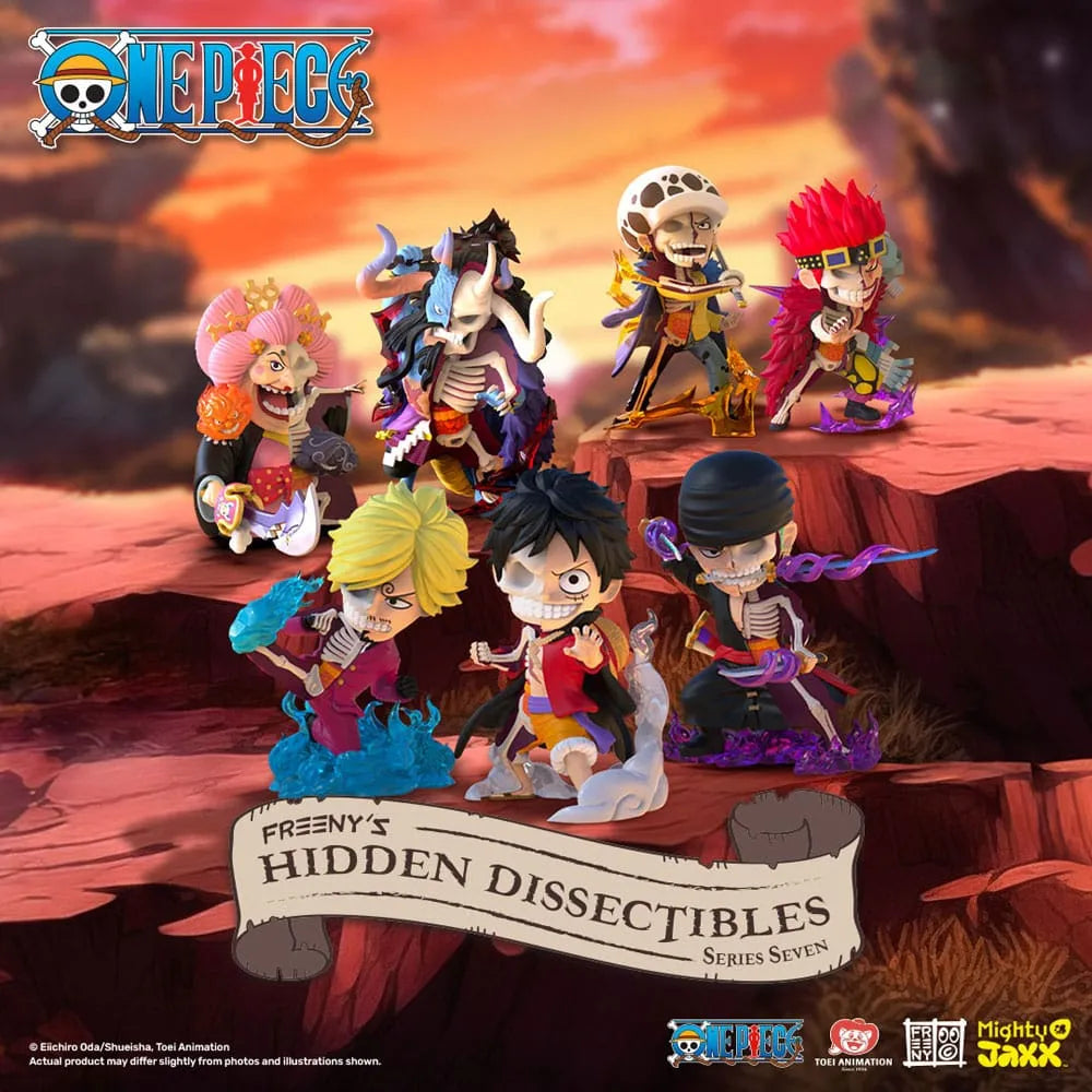 One Piece: Freeny's Hidden Dissectibles Wano 4 inch Vinyl Figure Blind Box Display (6) - Smalltinytoystore