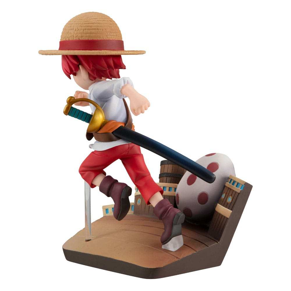 One Piece G.E.M. Serie PVC Statue Shanks Run! Run! Run! 13 cm - Smalltinytoystore