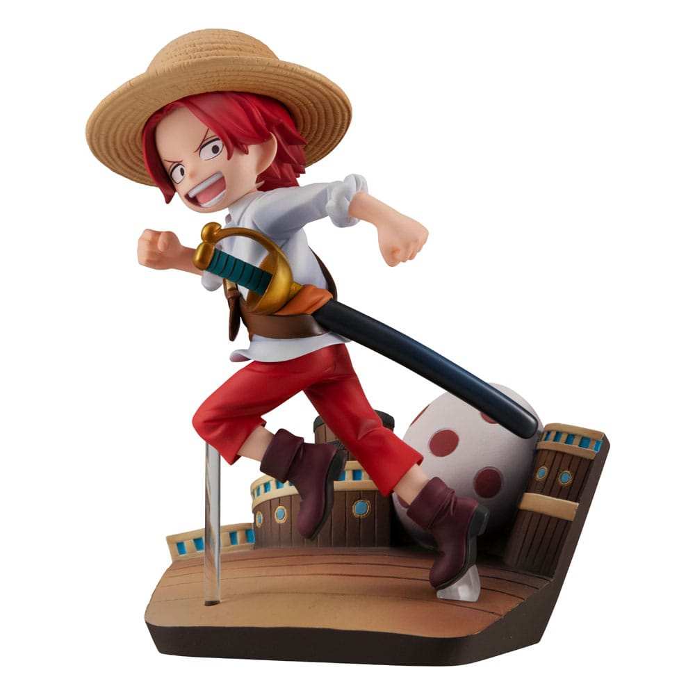 One Piece G.E.M. Serie PVC Statue Shanks Run! Run! Run! 13 cm - Smalltinytoystore