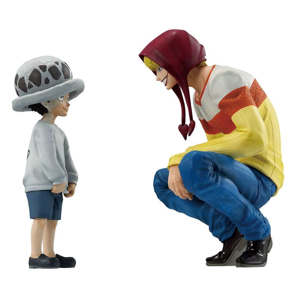 One Piece Ichibansho PVC Statue Trafalgar Law & Corazon (The Unbreakable Law) 11 cm - Smalltinytoystore