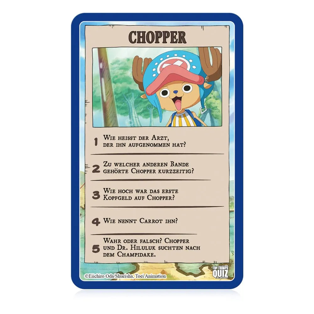 One Piece Kartenspiel Top Trumps Quiz *Deutsche Version* - Smalltinytoystore