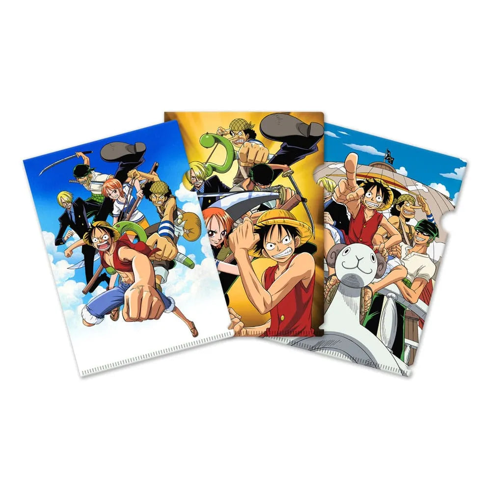 One Piece Klarsichthüllen 3er-Set Classic Adventures - Smalltinytoystore