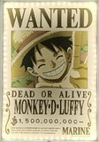 One Piece LED Wandleuchte Wanted Luffy 30 cm - Smalltinytoystore