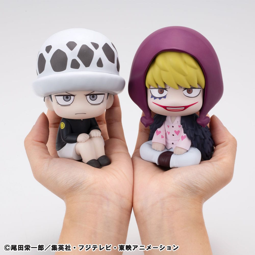 One Piece Look Up PVC Statuen Trafalgar Law Childhood Ver. & Corazon 11 cm (with gift) - Smalltinytoystore
