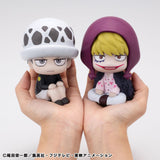 One Piece Look Up PVC Statuen Trafalgar Law Childhood Ver. & Corazon 11 cm (with gift) - Smalltinytoystore