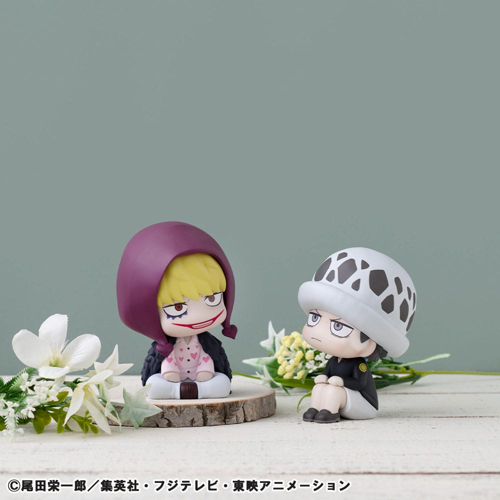 One Piece Look Up PVC Statuen Trafalgar Law Childhood Ver. & Corazon 11 cm (with gift) - Smalltinytoystore