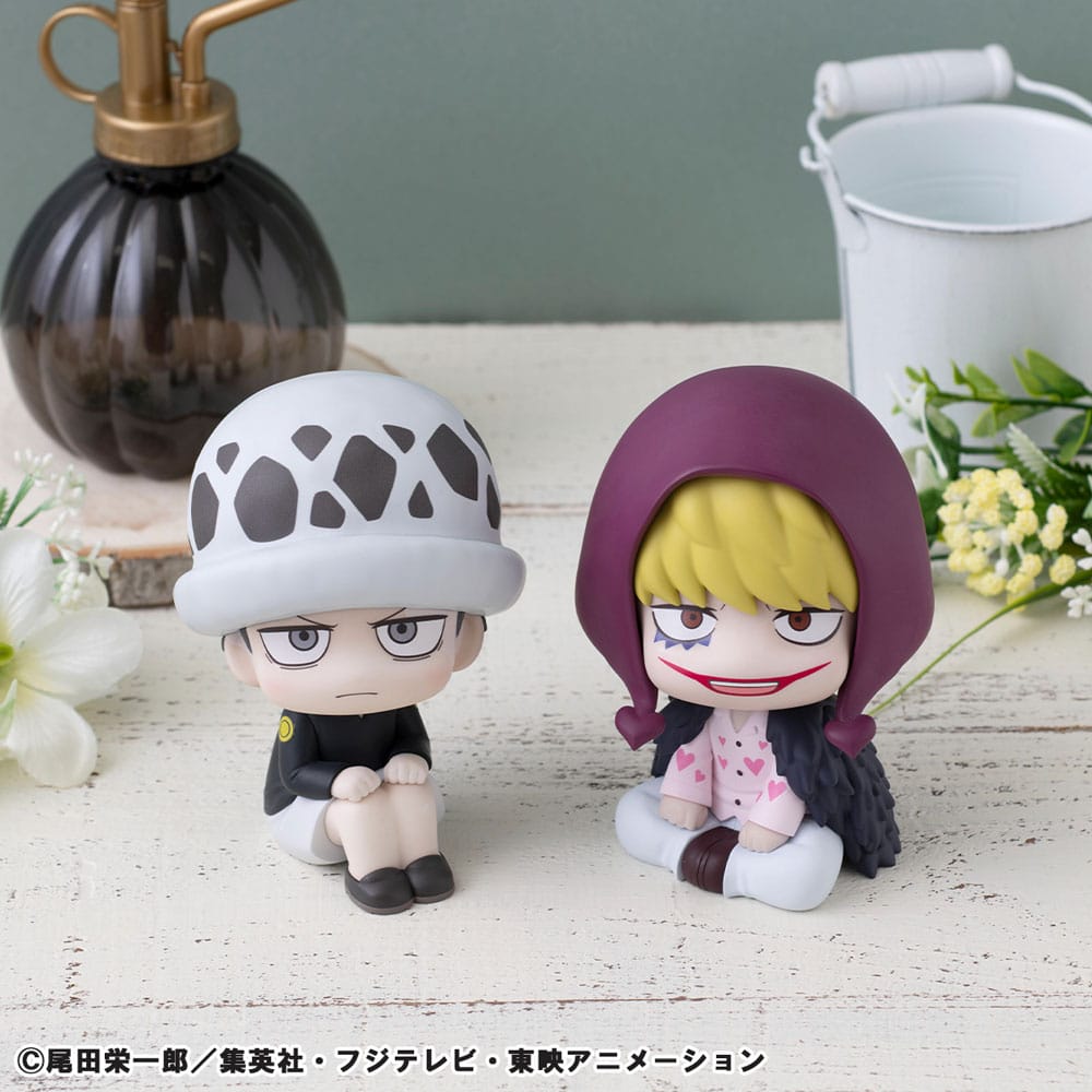 One Piece Look Up PVC Statuen Trafalgar Law Childhood Ver. & Corazon 11 cm (with gift) - Smalltinytoystore