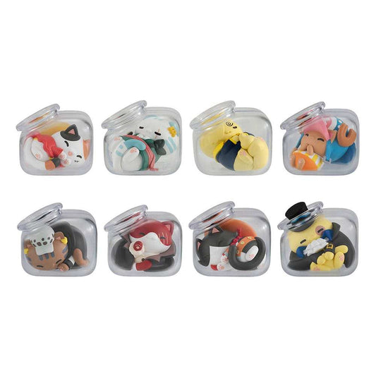 One Piece Mega Cat Project Sammelfiguren Good Night NyanPieceNyan! 3 cm Sortiment (8) - Smalltinytoystore