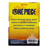 One Piece Metallbarren Luffy Wanted Poster Limited Edition - Smalltinytoystore