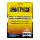 One Piece Metallbarren Luffy Wanted Poster Limited Edition - Smalltinytoystore