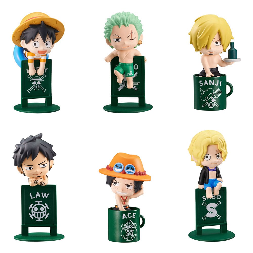One Piece Ochatomo Series Sammelfiguren Pirates´ Vacance 4 cm Sortiment (8) - Smalltinytoystore