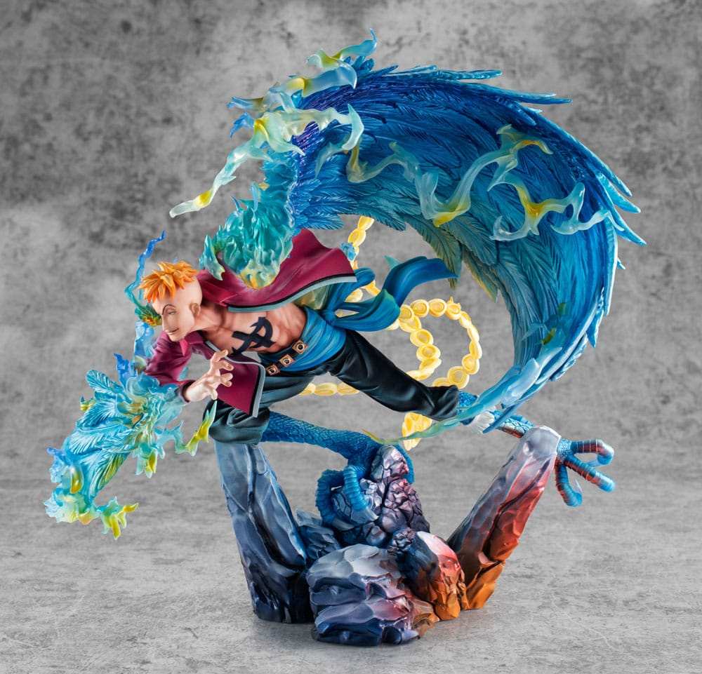 One Piece P.O.P MAS Maximum PVC Statue Marco the Phoenix Leader of 1st group of Whitebeard Pirates 32 cm - Smalltinytoystore
