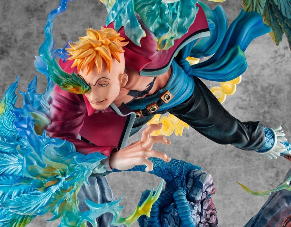 One Piece P.O.P MAS Maximum PVC Statue Marco the Phoenix Leader of 1st group of Whitebeard Pirates 32 cm - Smalltinytoystore