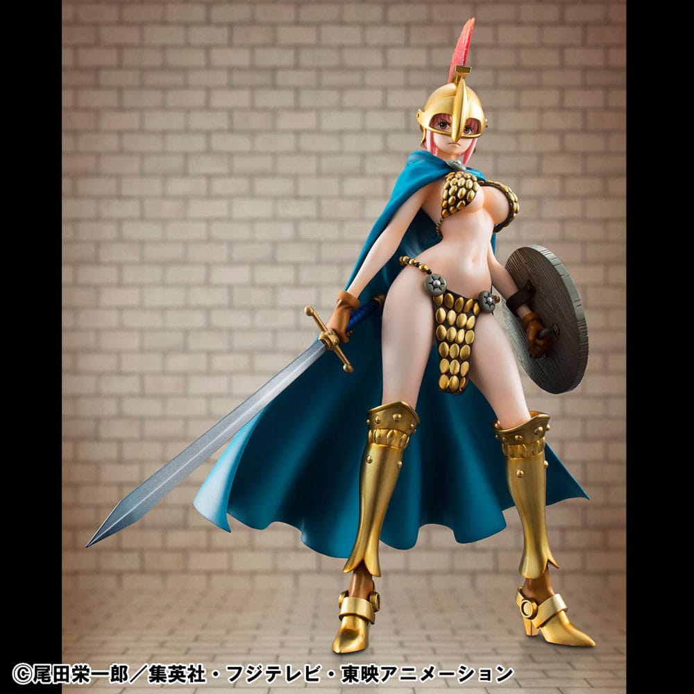 One Piece P.O.P PVC Statue Gladiator Rebecca Sailing Again Super Limited Reprint Ver. 22 cm - Smalltinytoystore