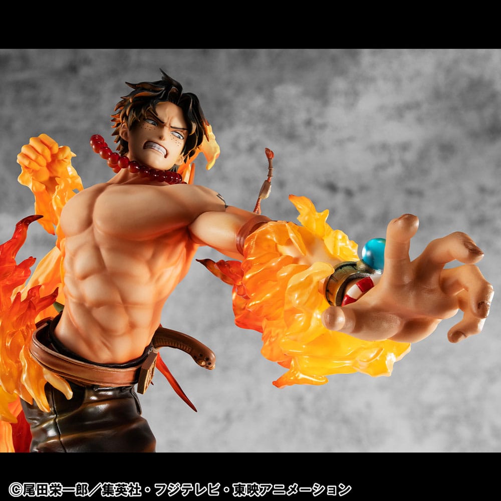 One Piece P.O.P PVC Statue NEO-Maximum Portgas D. Ace 15th Anniversary Super Limited Reprint Ver. 23 cm - Smalltinytoystore
