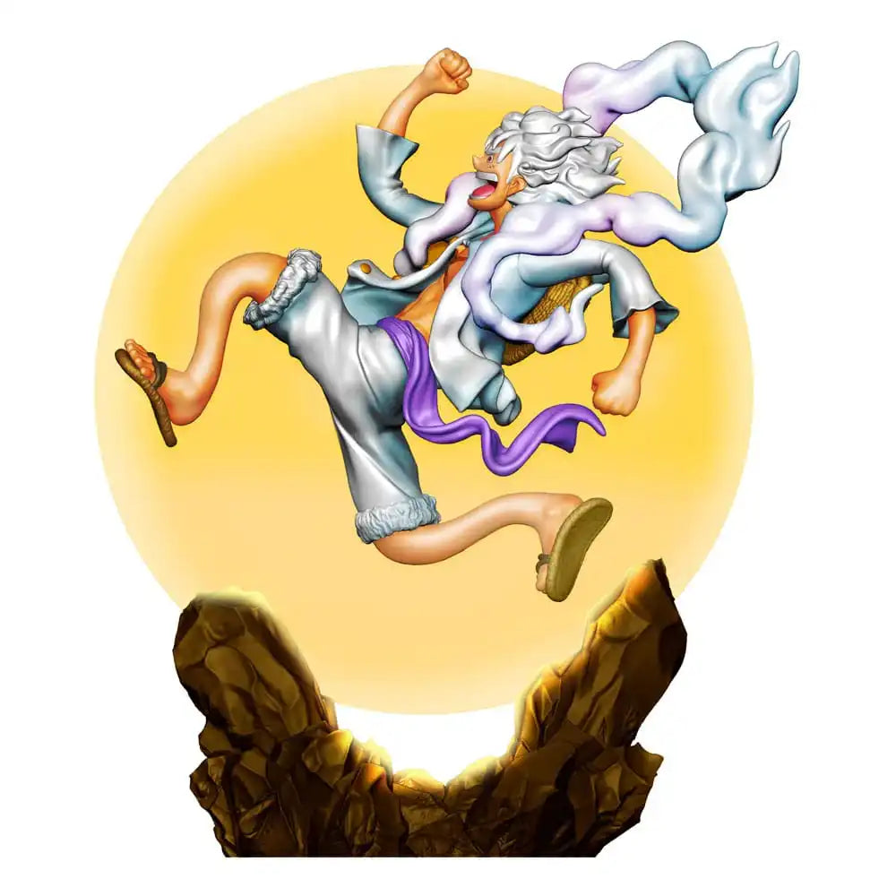 One Piece Petitrama PVC Mini-Statue Logbox Re Birth Gear Fifth Special Set 9 cm - Smalltinytoystore