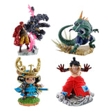One Piece Petitrama PVC Mini-Statue Logbox Re Birth Wanokuni Vol. 2 Set 9 cm - Smalltinytoystore