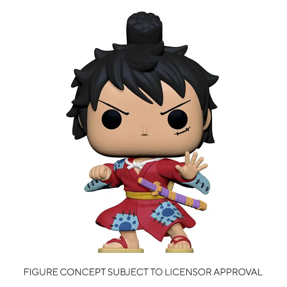 One Piece POP! Animation Vinyl Figur Luffy in Kimono 9 cm - Smalltinytoystore