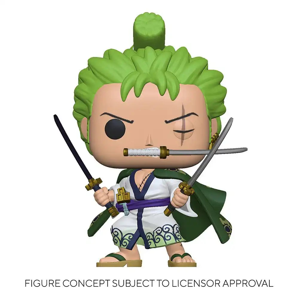 One Piece POP! Animation Vinyl Figur Roronoa Zoro 9 cm - Smalltinytoystore