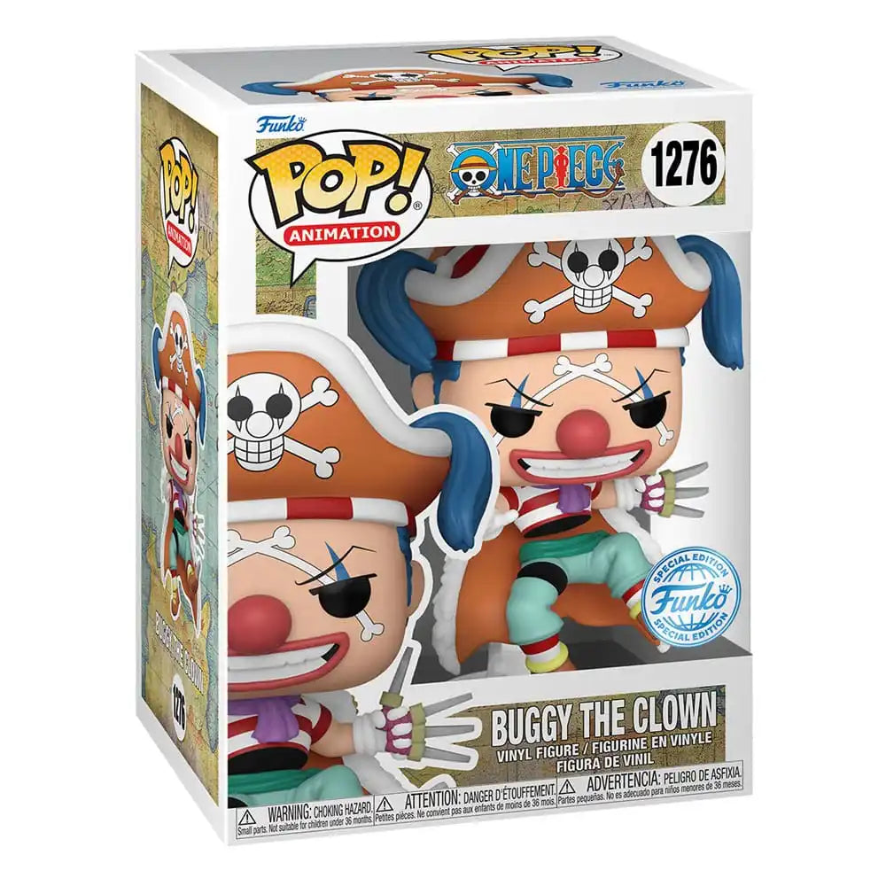 One Piece POP! Animation Vinyl Figuren Buggy the Clown 9 cm - Smalltinytoystore