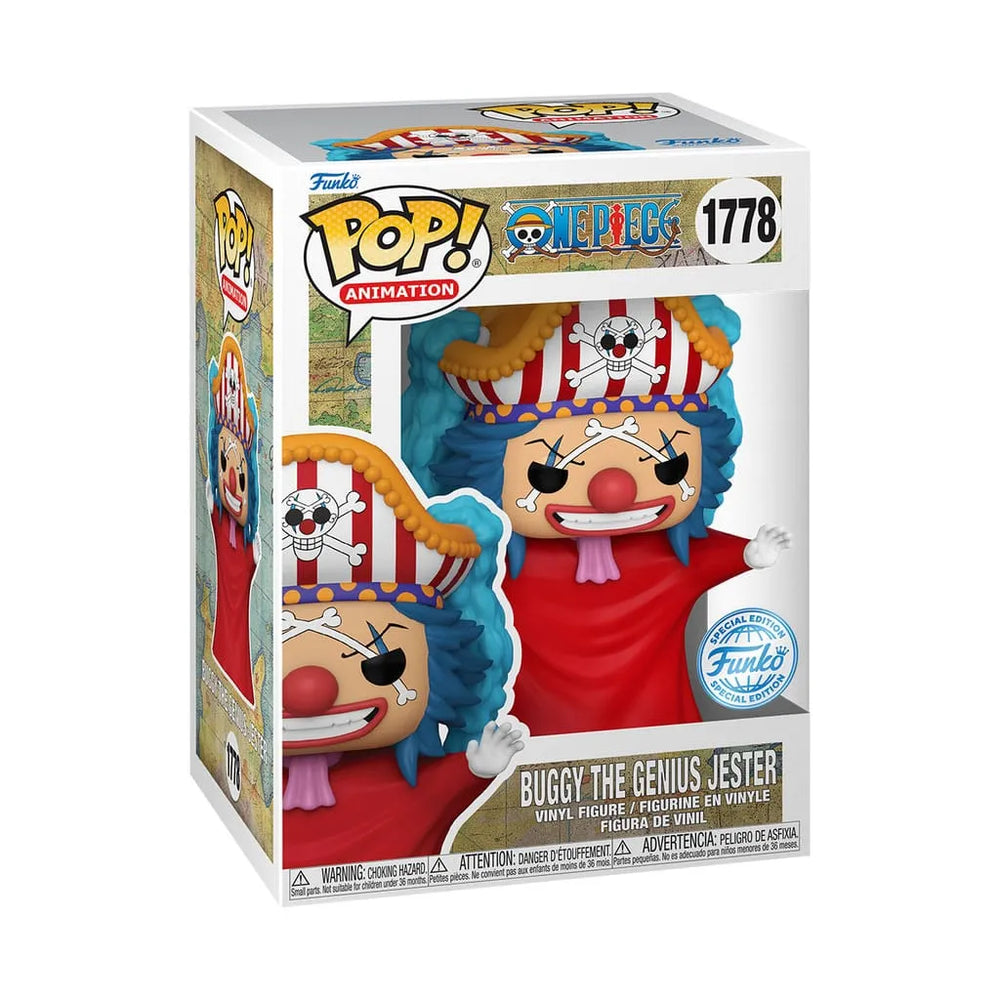 One Piece POP! Movies Vinyl Figur Buggy (Post Time-Skip) Exclusive 9 cm - Smalltinytoystore